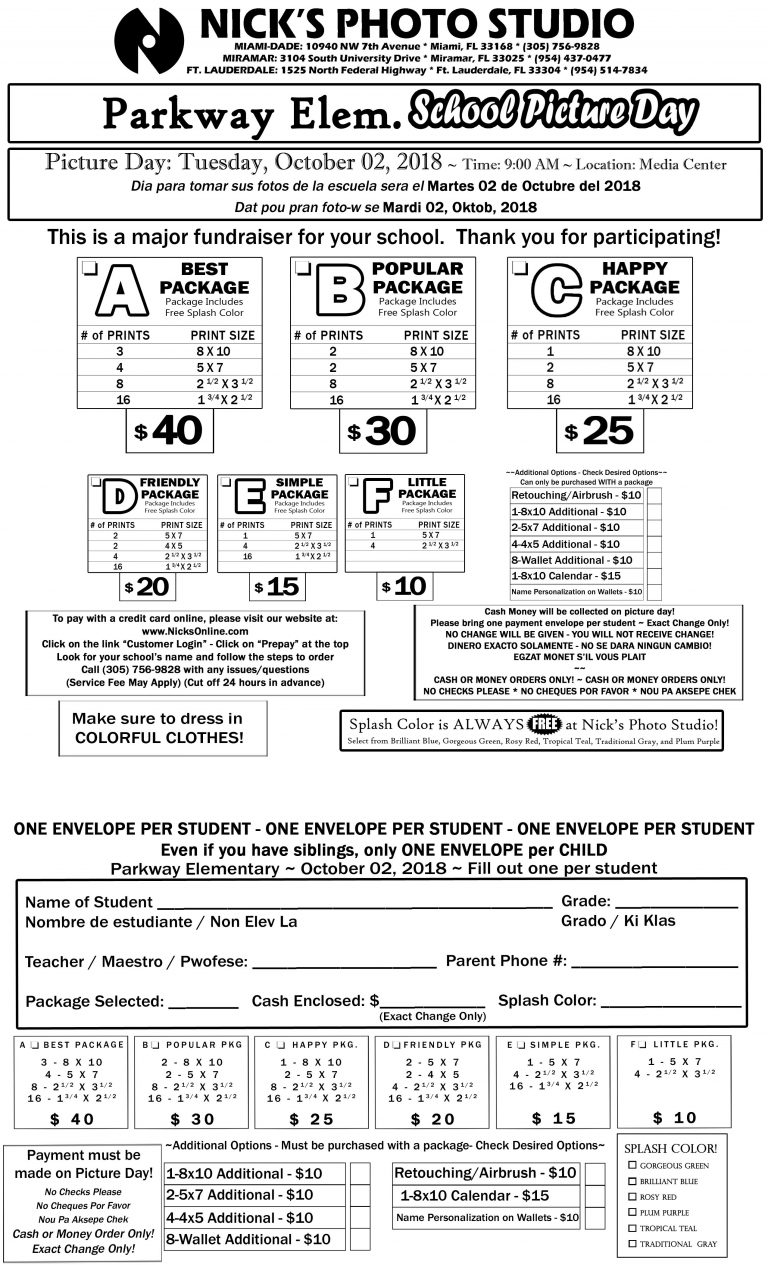 Picture Day Flyer